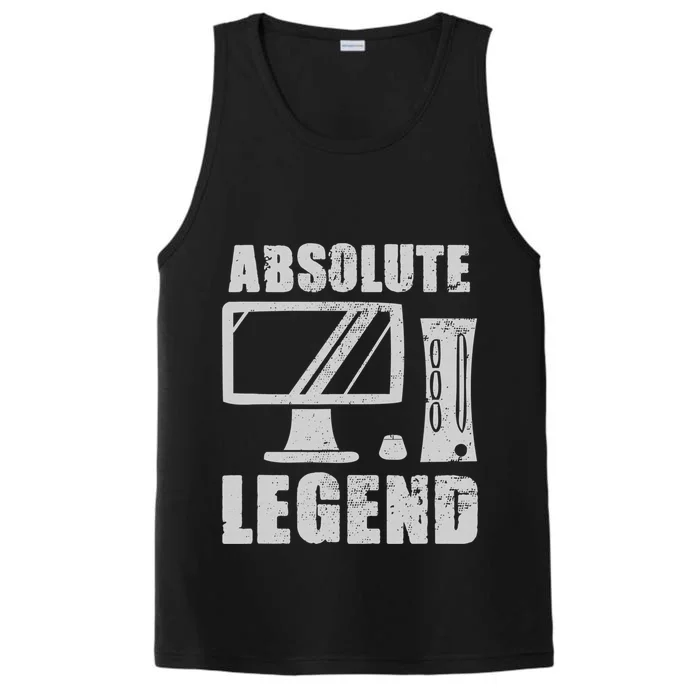 Absolute Legend Funny Video Game Player Quote PC Gaming Performance Tank