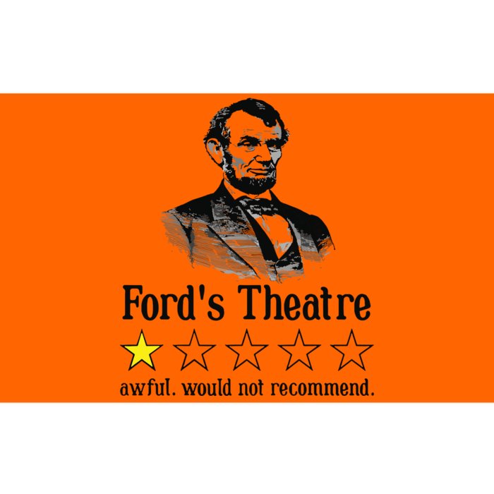 Abraham Lincoln Fords Theatre Rating Bumper Sticker