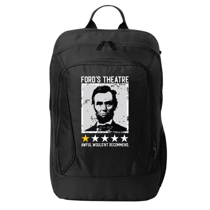 Abraham Lincoln Fords Theatre Would Not Recommend Joke City Backpack