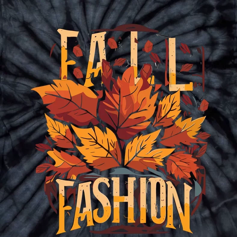 Autumn Leaves Fall Fashion Tie-Dye T-Shirt