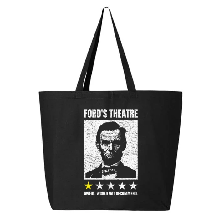 Abraham Lincoln FordS Theatre Awful Would Not Recommend 25L Jumbo Tote