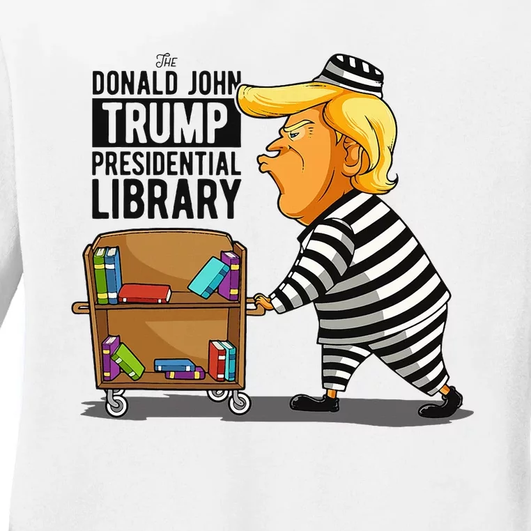 Antitrump Library Funny Grey Classic Fit Crew Neck Short Sleeve Impeach Tr Ladies Long Sleeve Shirt