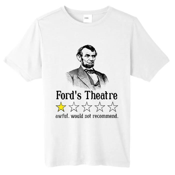 Abraham Lincoln FordS Theatre Rating ChromaSoft Performance T-Shirt