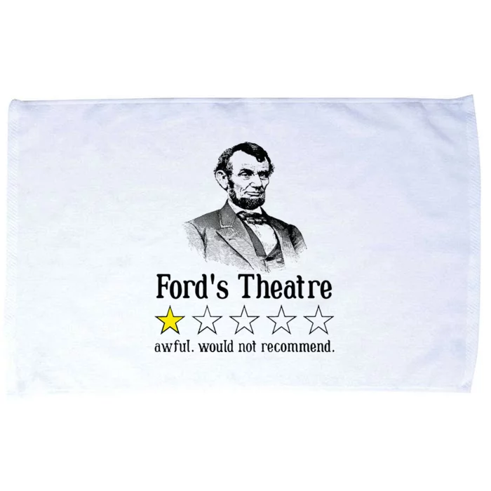 Abraham Lincoln FordS Theatre Rating Microfiber Hand Towel