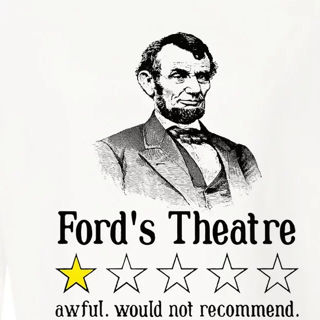 Abraham Lincoln FordS Theatre Rating Cropped Pullover Crew