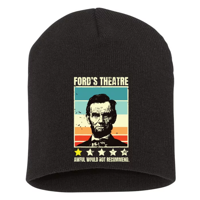 Abraham Lincoln Fords Theatre Awful Would Not Recommend Short Acrylic Beanie