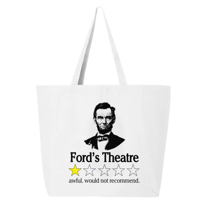 Abraham Lincoln Fords Theatre Awful Would Not Recommend 25L Jumbo Tote