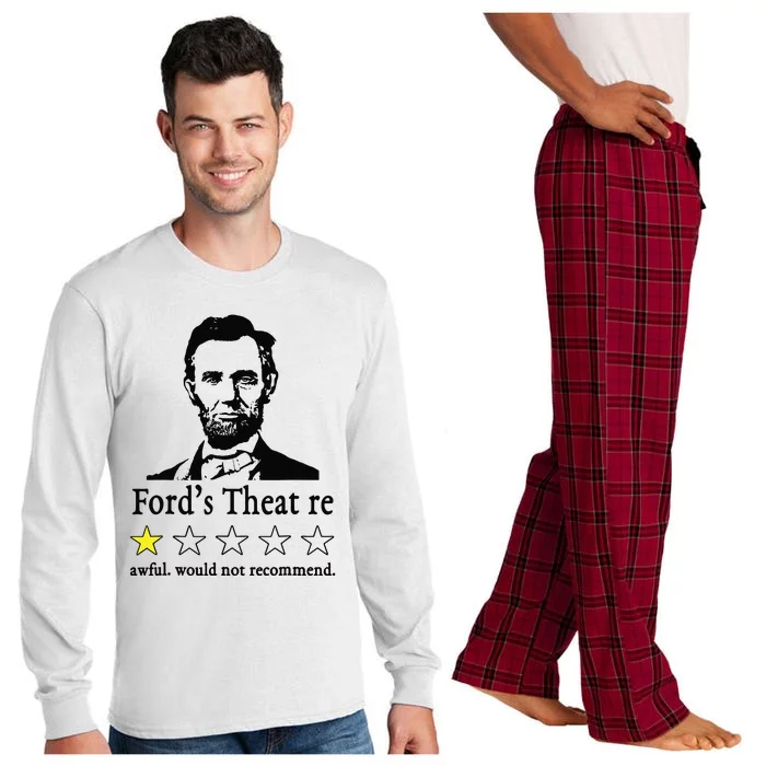 Abraham Lincoln Fords Theatre Awful Would Not Recommend Long Sleeve Pajama Set