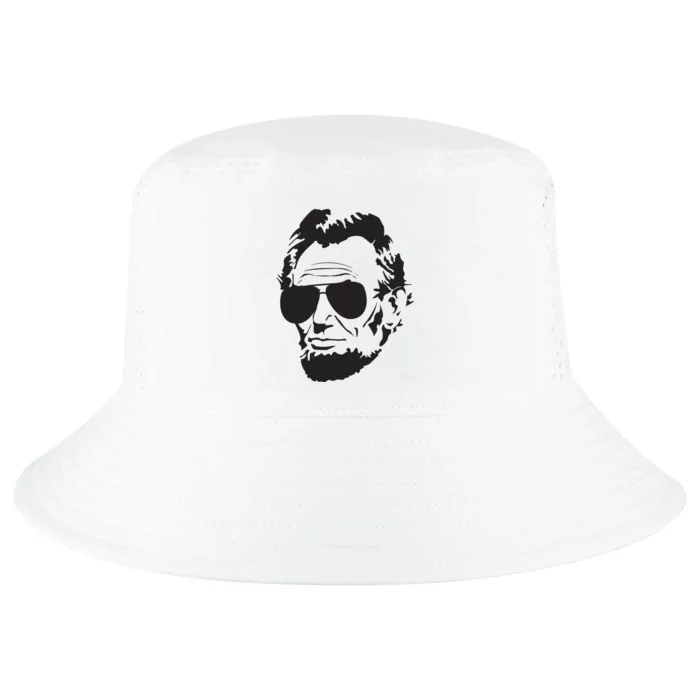 Abe Lincoln Funny Abraham Lincoln Portrait With Sunglasses Cool Comfort Performance Bucket Hat