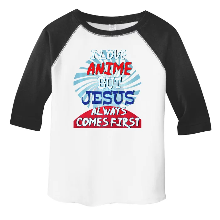 Anime Lover Funny Christian Jesus Otaku Weaboo Gift Toddler Fine Jersey T-Shirt