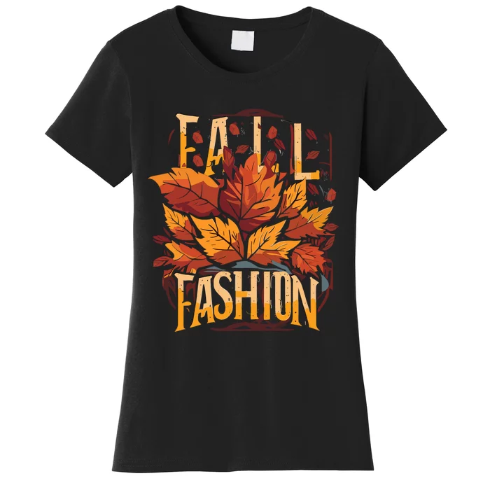 Autumn Leaves Fashion Women's T-Shirt