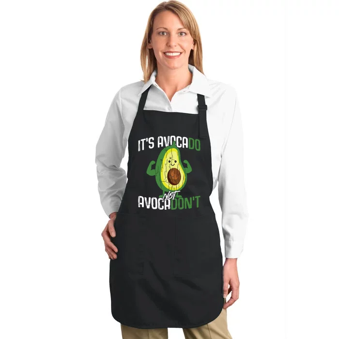 Avocados Lover Funny Its Avocado Not Avocadont Graphic Tank Top Full-Length Apron With Pocket