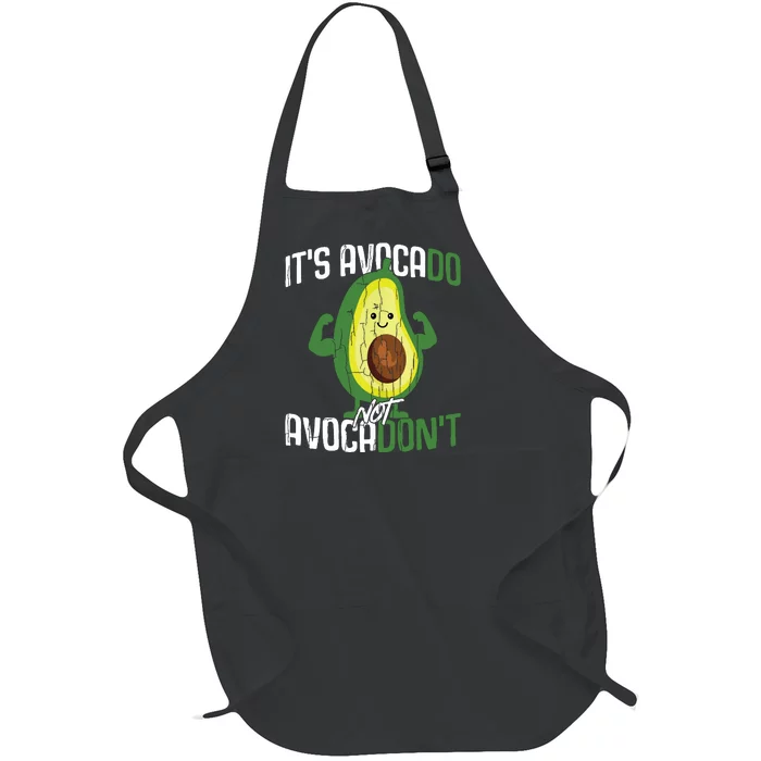 Avocados Lover Funny Its Avocado Not Avocadont Graphic Tank Top Full-Length Apron With Pocket