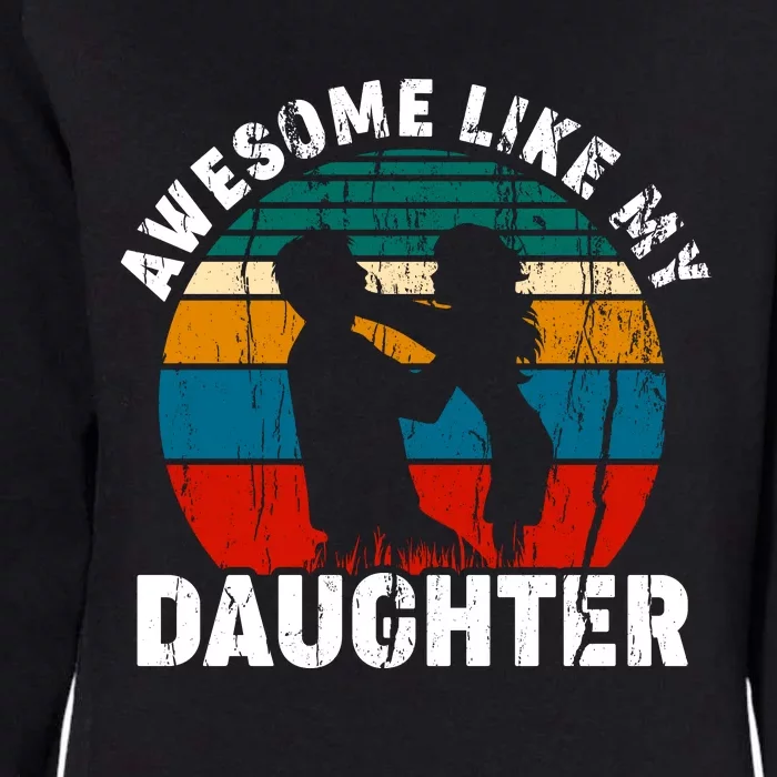 Awesome Like, Funny Father's Day T Womens California Wash Sweatshirt