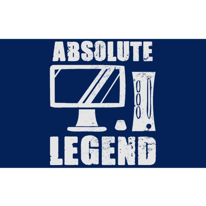 Absolute Legend Funny Video Game Player Quote PC Gaming Rig Bumper Sticker