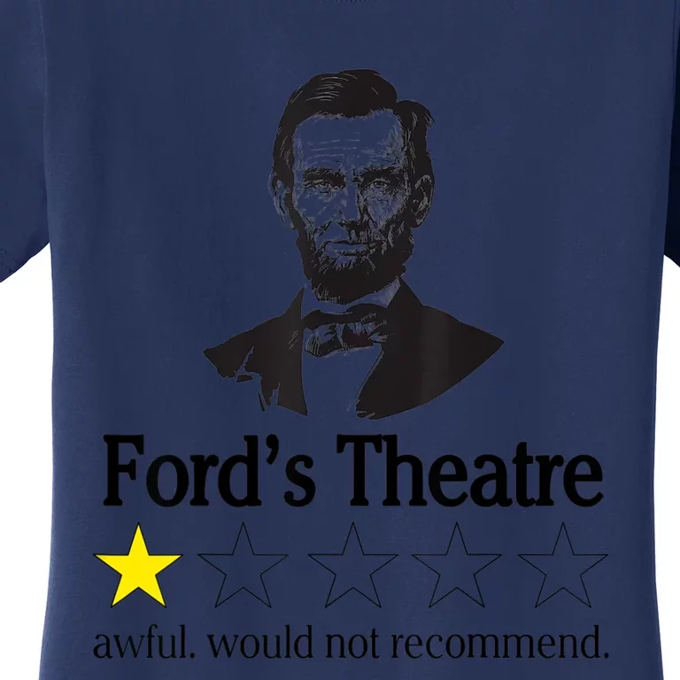 Abraham Lincoln Ford's Theatre Awful Would Not Recommend Women's T-Shirt