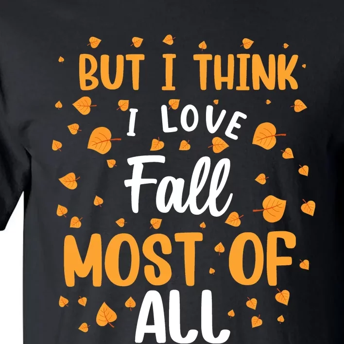 Autumn Love Fall Season Graphic Tall T-Shirt