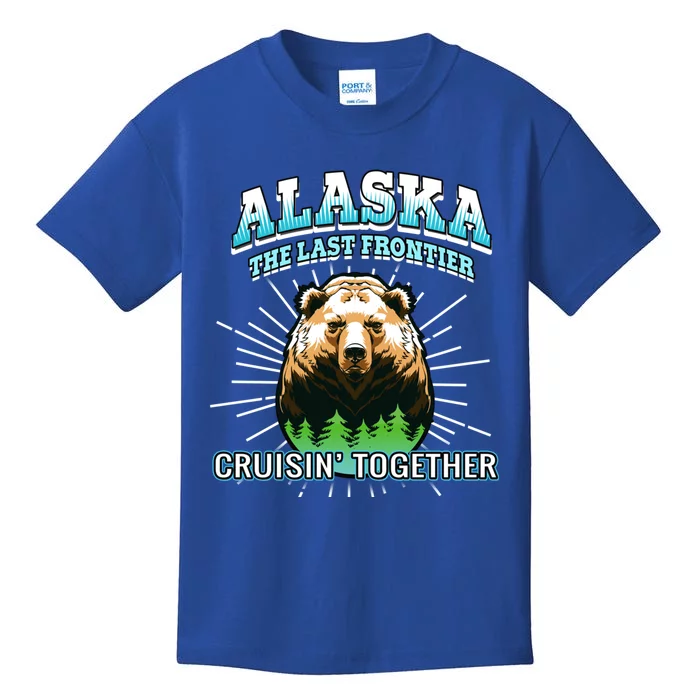 Alaska Last Frontier Family Group Trip Cruisin Together Cool Gift Kids T-Shirt