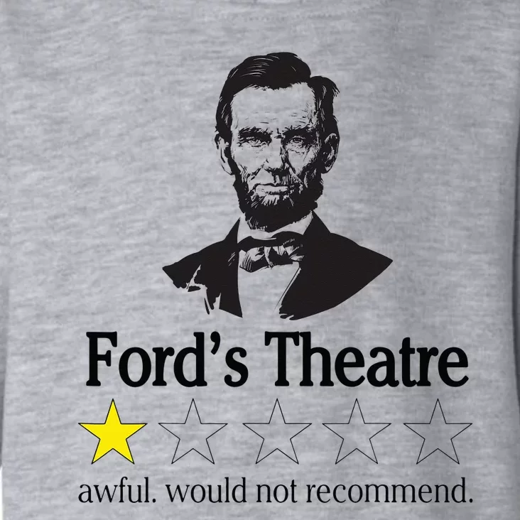 Abraham Lincoln Ford's Theatre awful would not recommend Toddler Hoodie