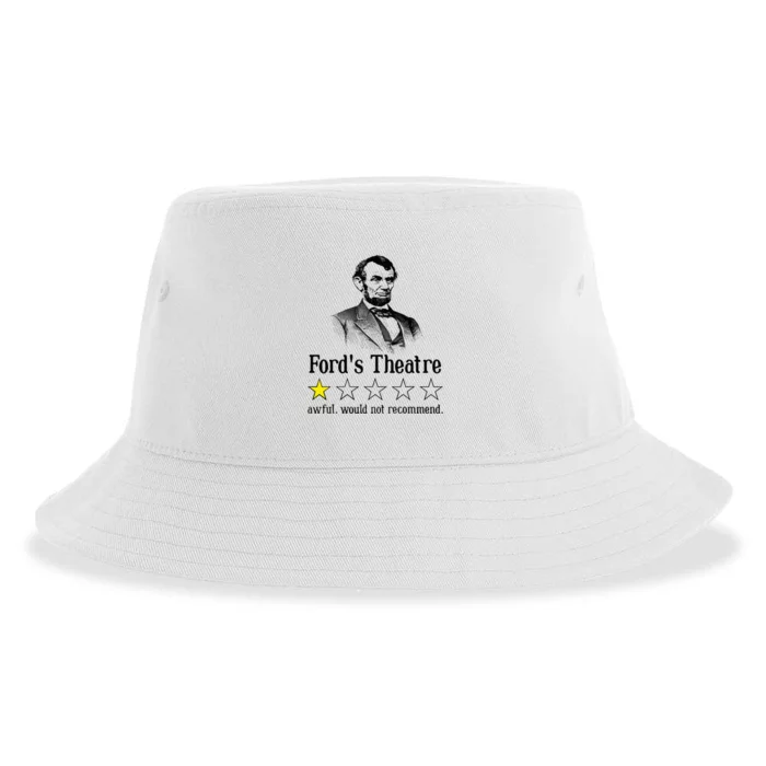 Abraham Lincoln Ford's Theatre Rating Sustainable Bucket Hat