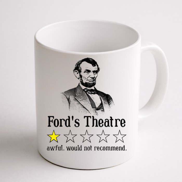 Abraham Lincoln Ford's Theatre Rating Front & Back Coffee Mug