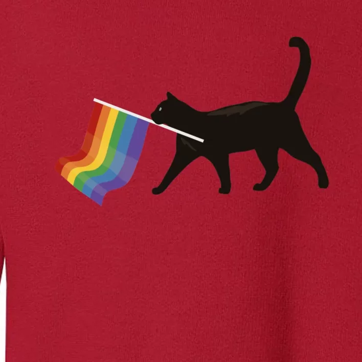 A Little Gay Cat Friend! Toddler Sweatshirt