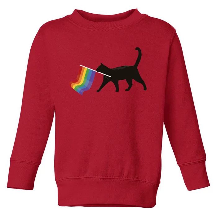 A Little Gay Cat Friend! Toddler Sweatshirt