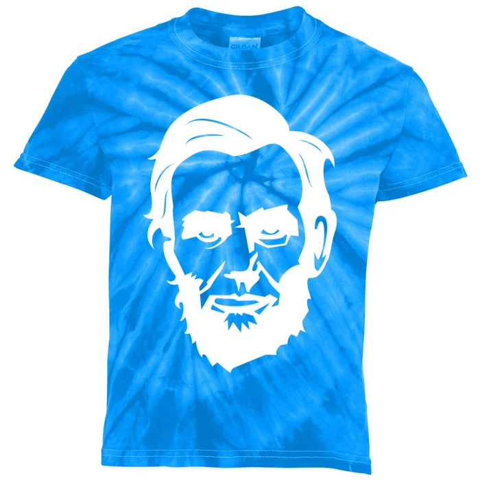 Abraham Lincoln Gift 16th American President America Usa Gift Kids Tie-Dye T-Shirt