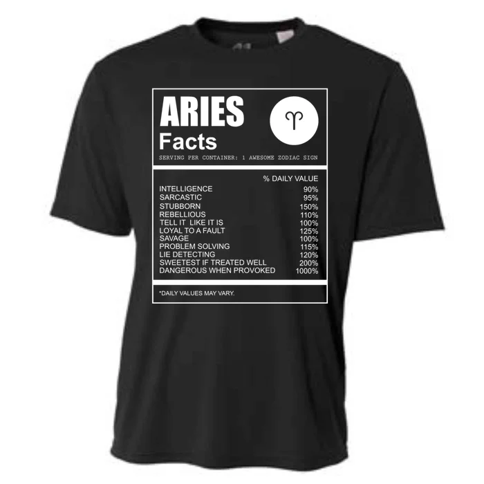 Astrology Lover Gift Aries Zodiac Sign Aries Gift Cooling Performance Crew T-Shirt