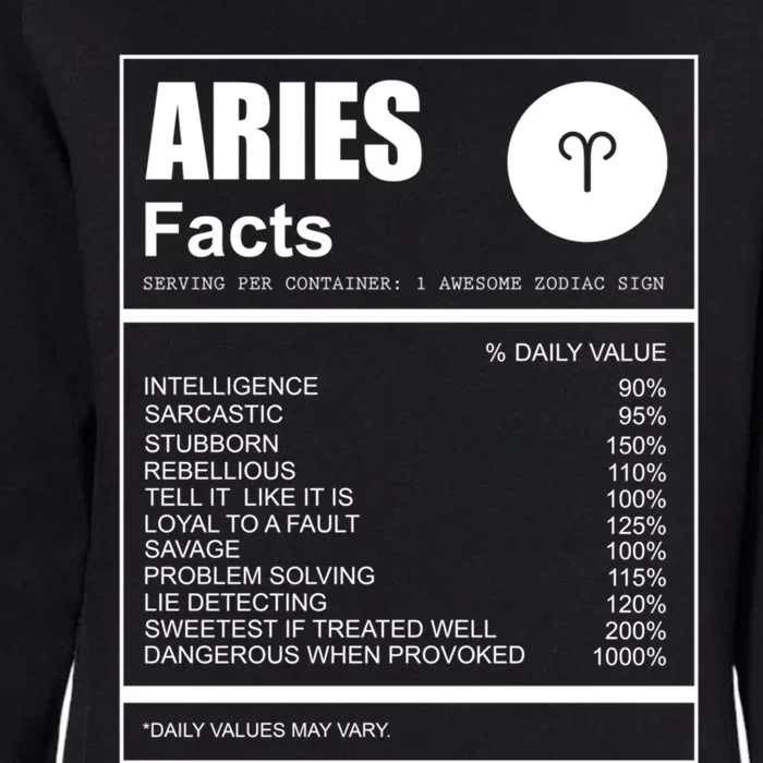 Astrology Lover Gift Aries Zodiac Sign Aries Gift Womens California Wash Sweatshirt