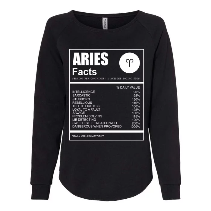 Astrology Lover Gift Aries Zodiac Sign Aries Gift Womens California Wash Sweatshirt