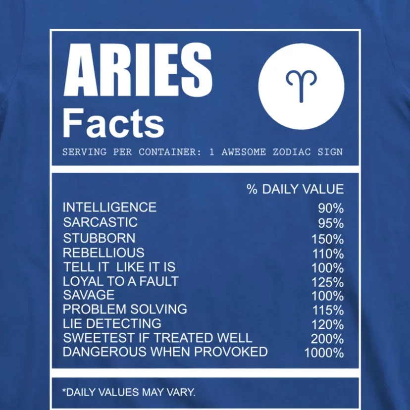 Astrology Lover Gift Aries Zodiac Sign Aries Gift T-Shirt