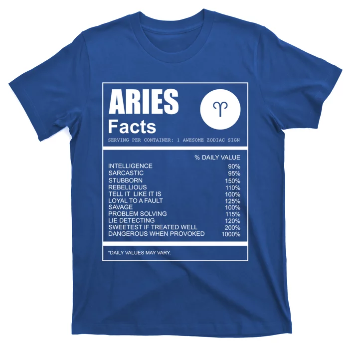 Astrology Lover Gift Aries Zodiac Sign Aries Gift T-Shirt