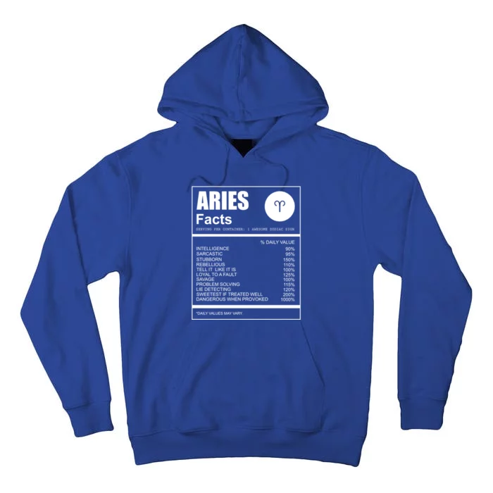 Astrology Lover Gift Aries Zodiac Sign Aries Gift Tall Hoodie