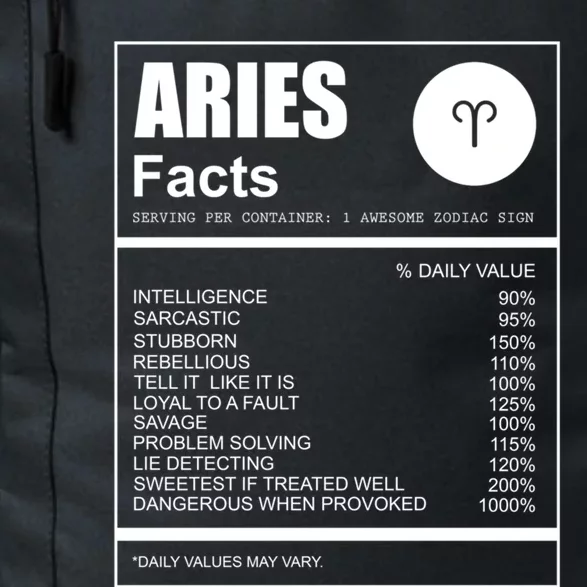 Astrology Lover Gift Aries Zodiac Sign Aries Gift Daily Commute Backpack