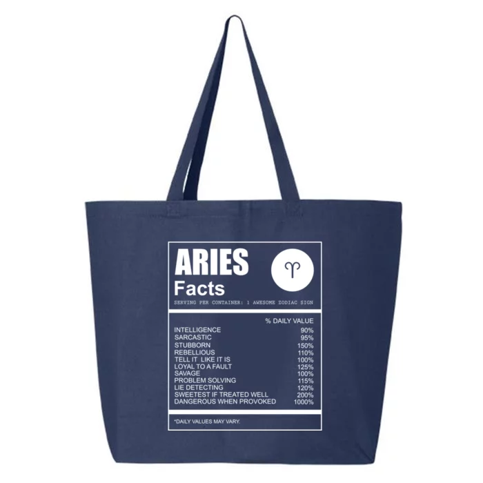 Astrology Lover Gift Aries Zodiac Sign Aries Gift 25L Jumbo Tote