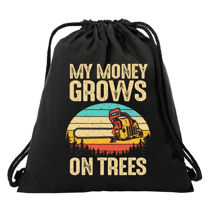 Arborist Logger Gift Cool Tree Climber Lumberjack Drawstring Bag