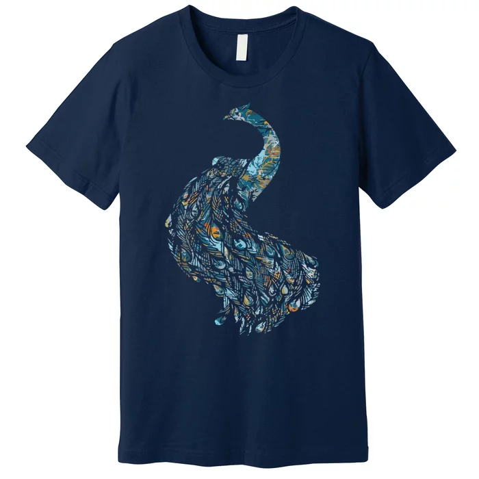 Animal Lover Gift Idea Zoo Keeper Proud Peacock Premium T-Shirt