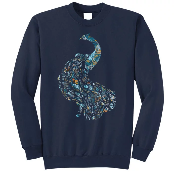 Animal Lover Gift Idea Zoo Keeper Proud Peacock Tall Sweatshirt