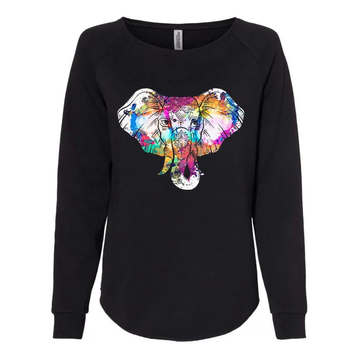 Animal Lover Gift Africa Safari Zoo Keeper Elephant Womens California Wash Sweatshirt