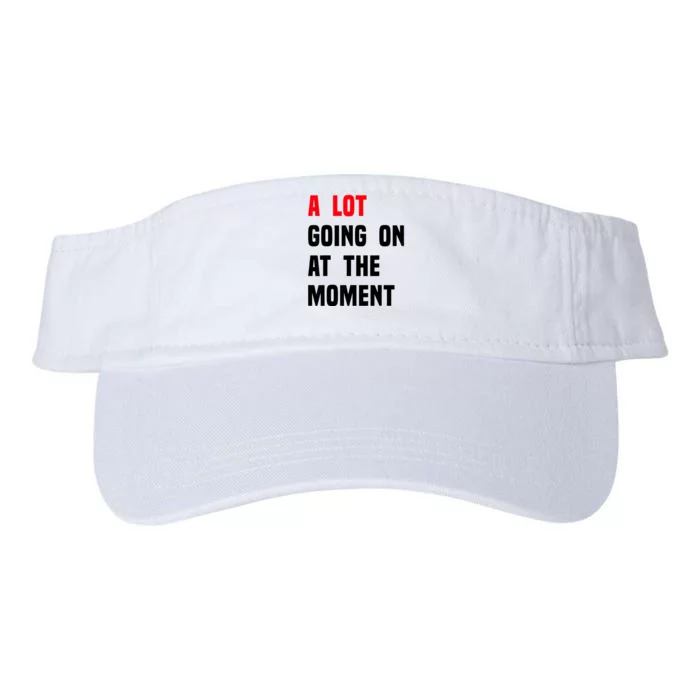 A Lot Going On At The Moment Funny Vintage Valucap Bio-Washed Visor