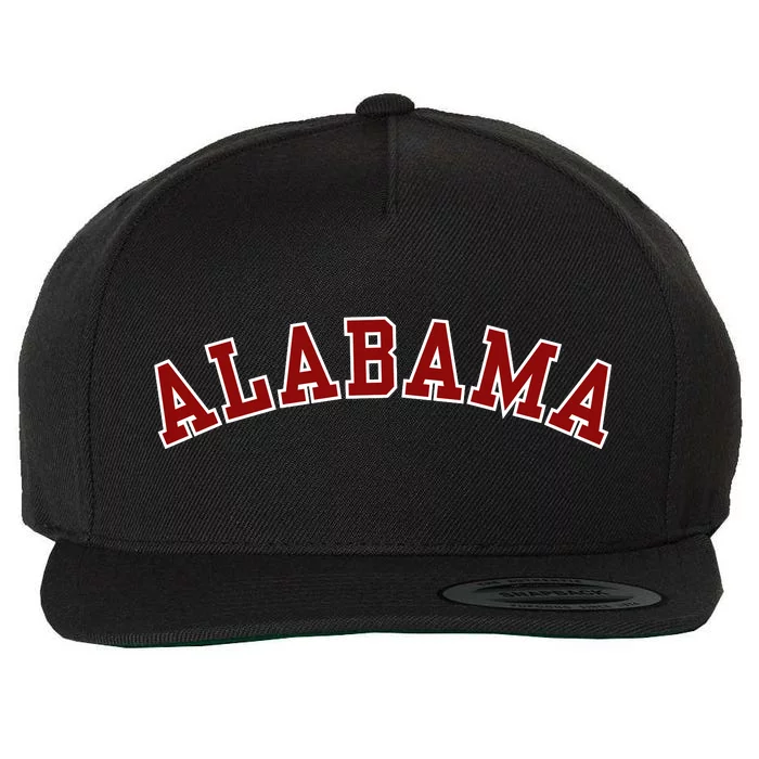 Alabama Lovers Gift Wool Snapback Cap