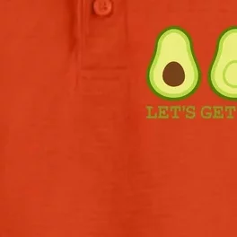 Avocado LetS Get Smashed Gift Dry Zone Grid Performance Polo