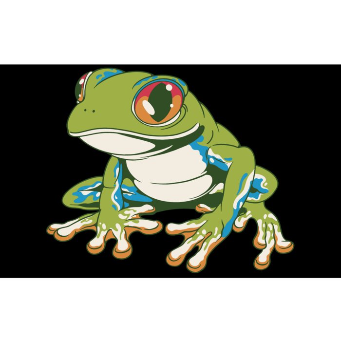 Animal Lover Green Frog Bumper Sticker