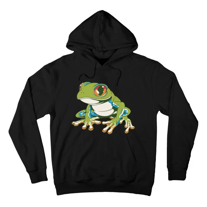 Animal Lover Green Frog Tall Hoodie