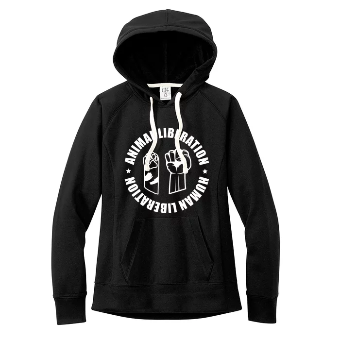 Animal Liberation Gift Animal Rights Activists Climate Gift Women's Fleece Hoodie