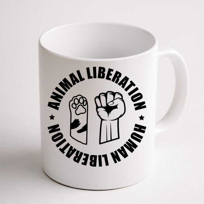 Animal Liberation Gift Animal Rights Activists Climate Gift Front & Back Coffee Mug