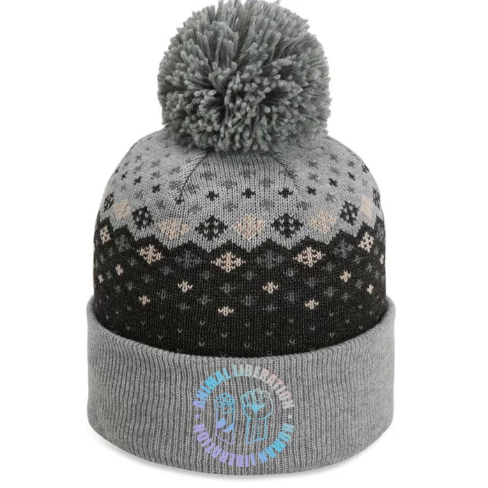 Animal Liberation Gift Animal Rights Activists Climate Gift The Baniff Cuffed Pom Beanie