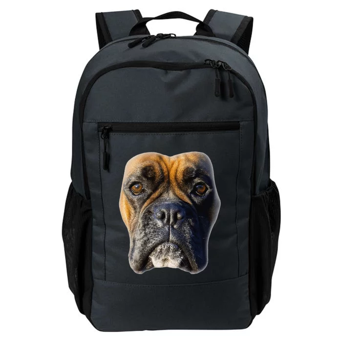 Animal Lover Gift Boxer Face Funny Dog Lovers Daily Commute Backpack