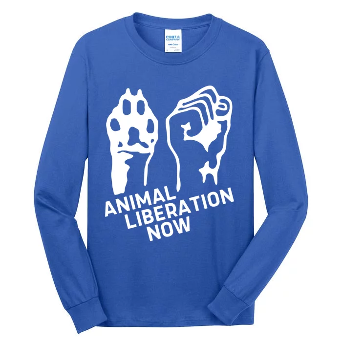 Animal Liberation Gift Animal Rights Vegan Gift Tall Long Sleeve T-Shirt